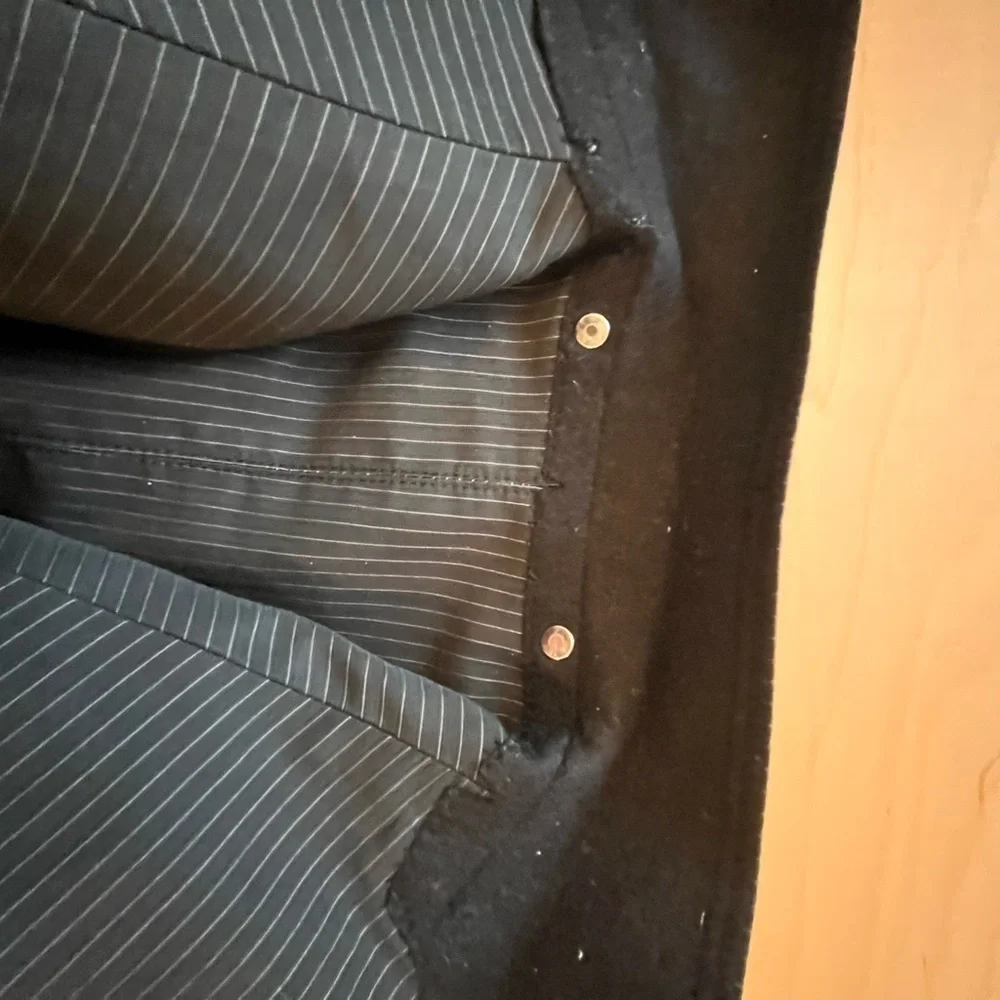 Men's Black Zara Pinstripe Blazer